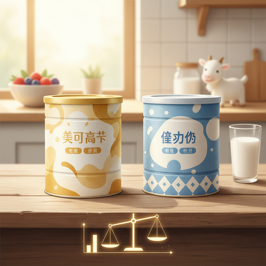 美可高特羊奶粉深度测评，对比倍力优羊奶粉价格表怎么选？