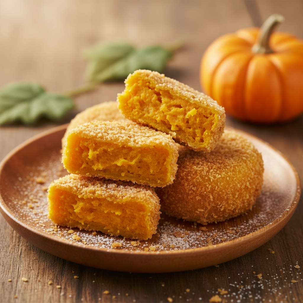 掌握3个关键细节，面包糠南瓜饼的做法家常做法，外酥里嫩不粘牙