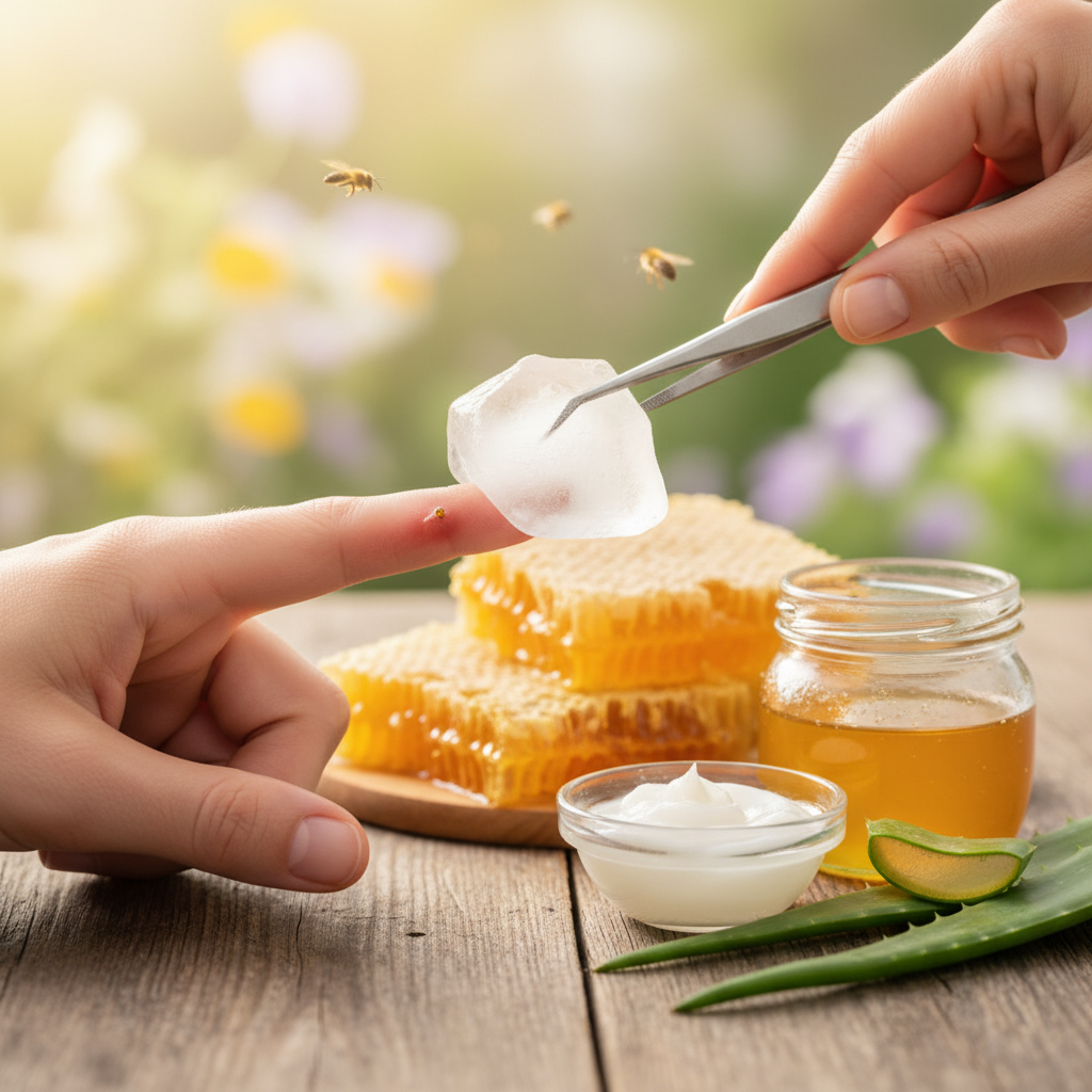 蜜蜂蛰了怎么消肿？千万别直接拔刺，教你蜜蜂咬了怎么消肿止痒