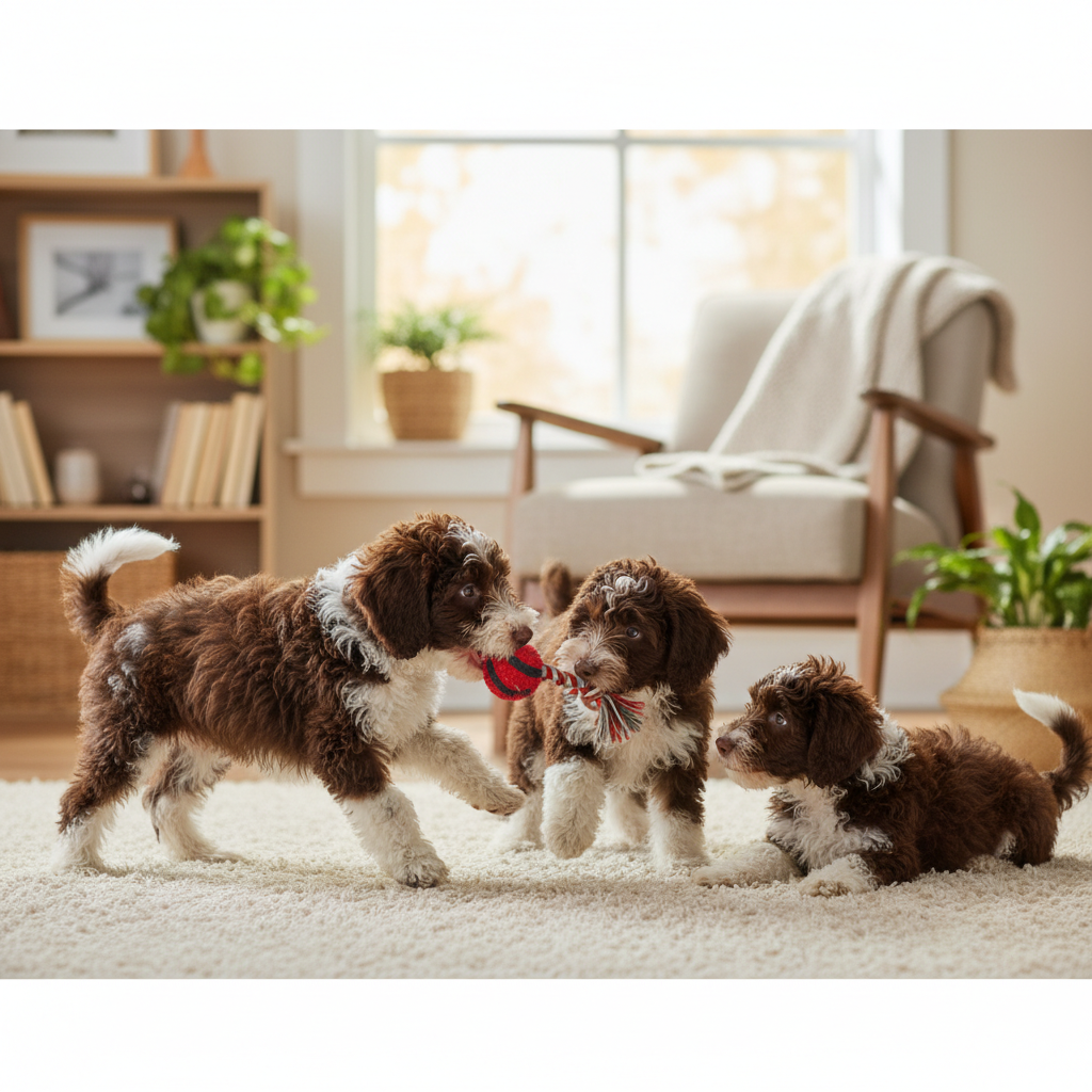 想养葡萄牙水犬?看懂葡萄牙水犬幼犬这几大特征,选狗不踩坑