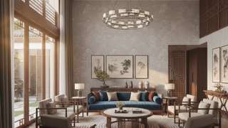 240平别墅装修效果图：拒绝土豪风，这套新中式别墅装修效果图绝了